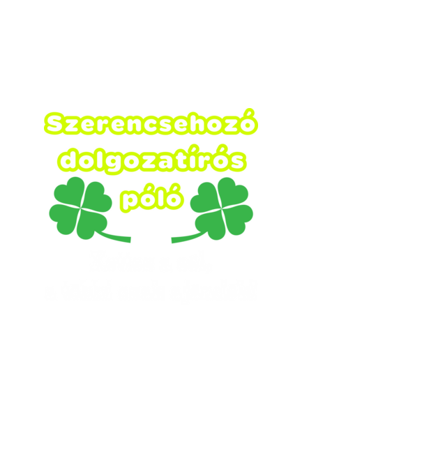  minta fekete pólón