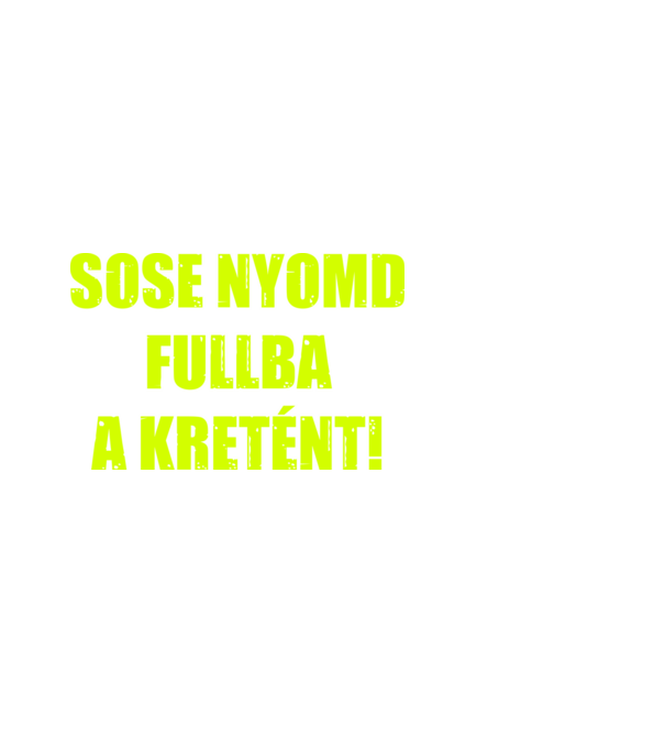  minta fehér pólón