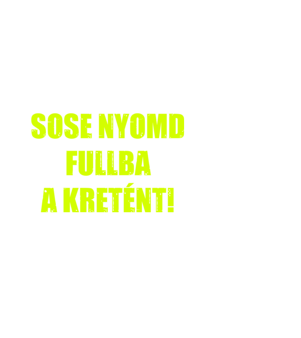  minta fekete pólón