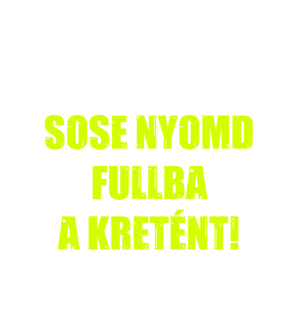  minta fehér pólón