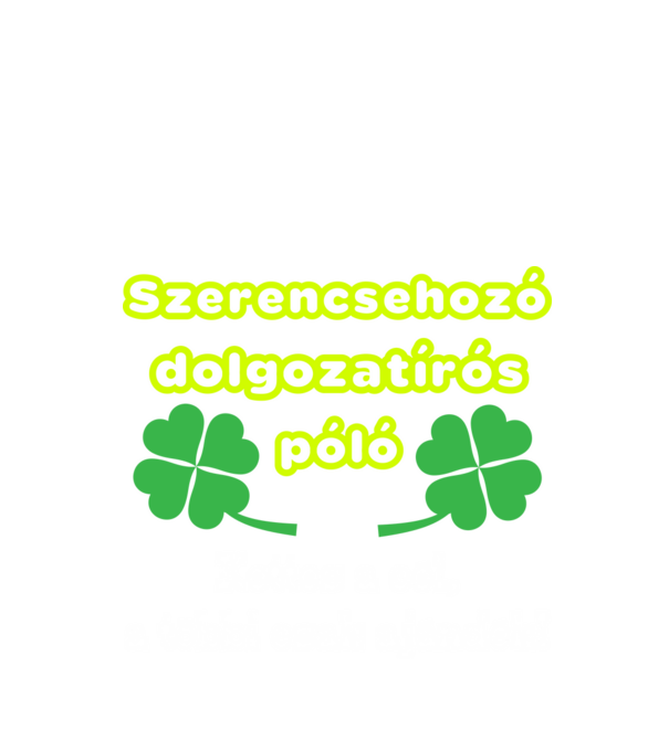  minta fekete pólón