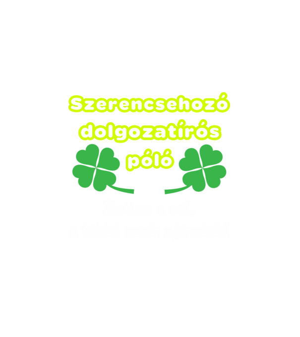  minta fehér pólón