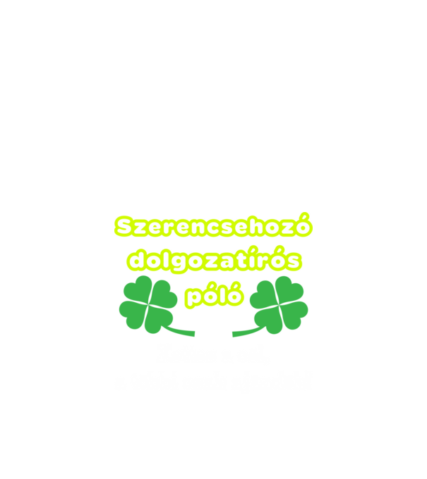  minta fekete pólón