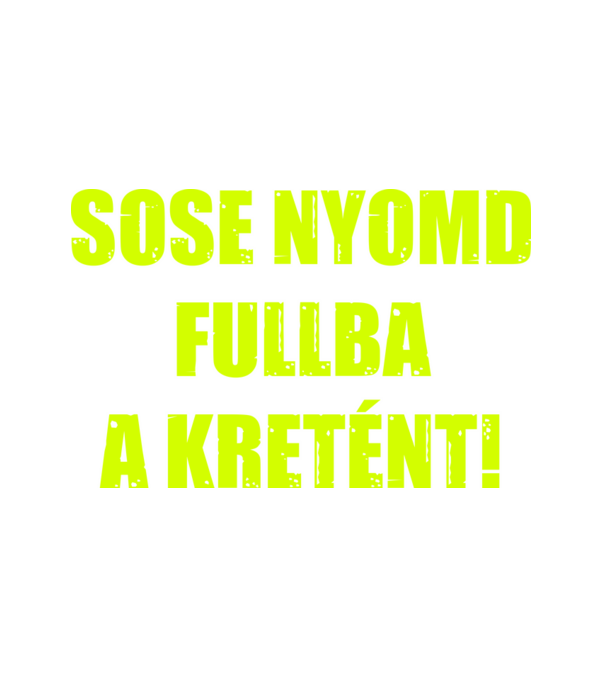  minta fehér pólón