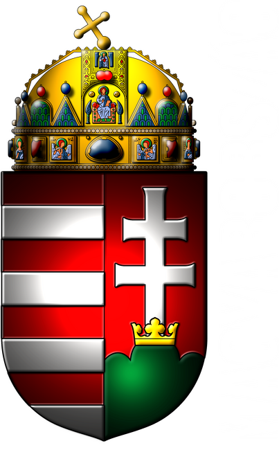 Magyarország (cimer, oldal felirat)