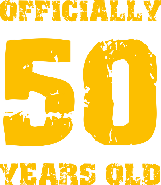 Hivatalosan 50 éves (yellow)