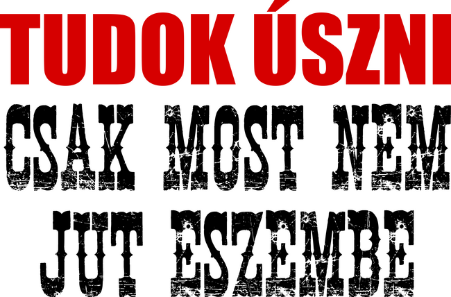 Tudok úszni, csak
