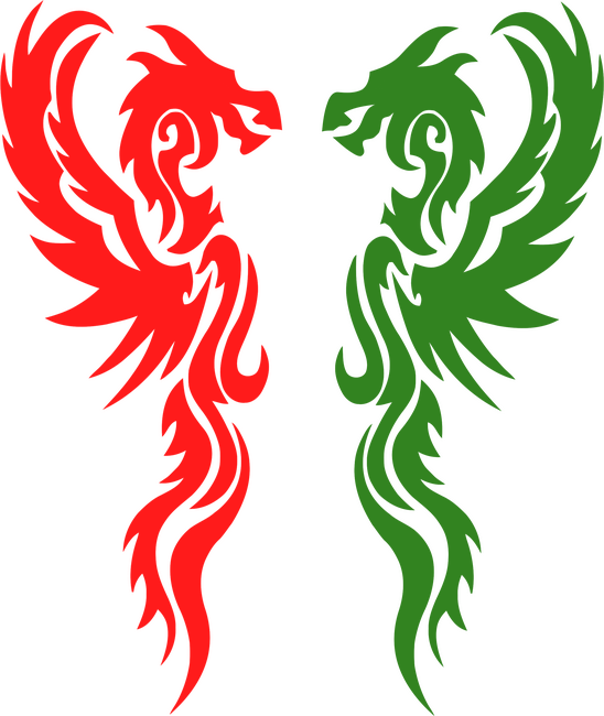 Sárkány kard (tricolor)