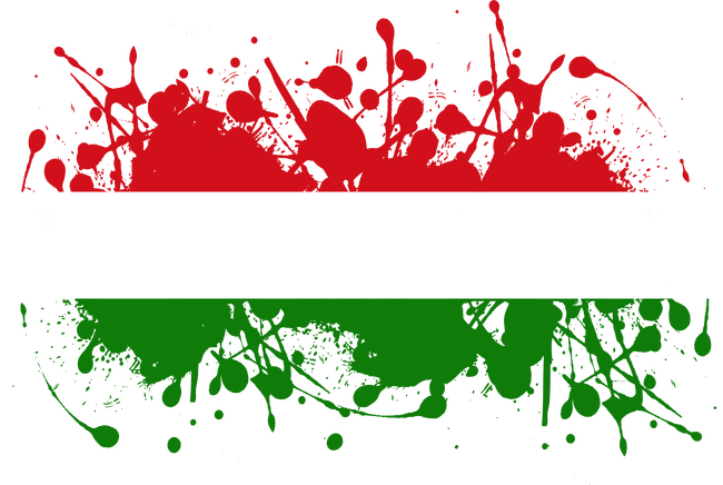 HUN flag (festékes)