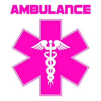 Ambulance (pink text)