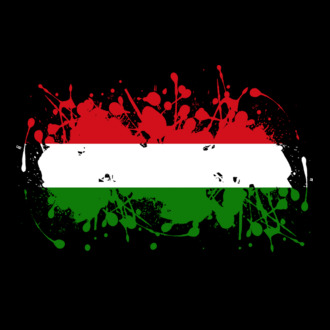 HUN flag (festékes)