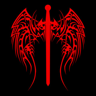 sword on the wing (red)
