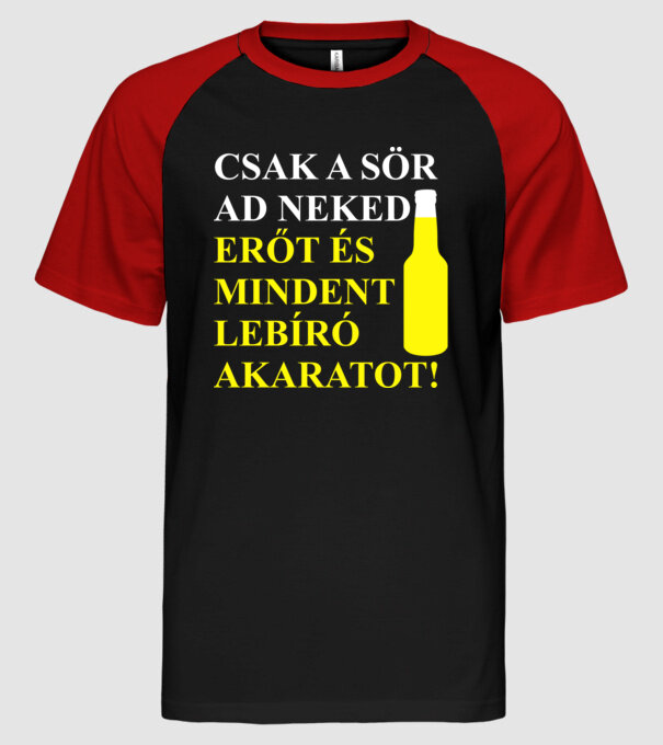  minta fekete/piros pólón