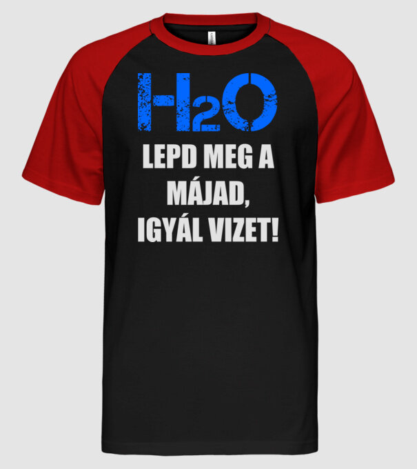  minta fekete/piros pólón