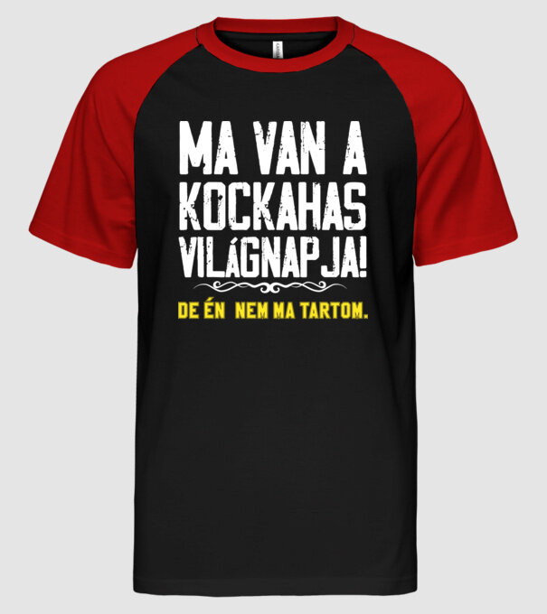  minta fekete/piros pólón