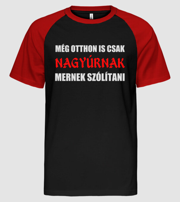  minta fekete/piros pólón