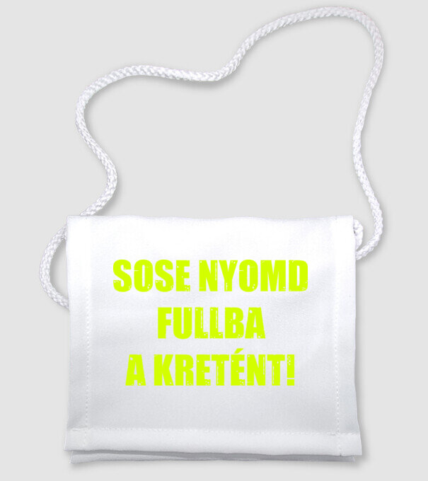  minta fehér pólón
