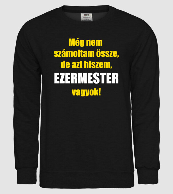  minta fekete pólón
