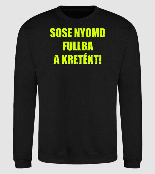  minta fekete pólón