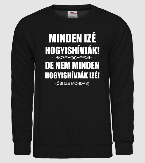  minta fekete pólón