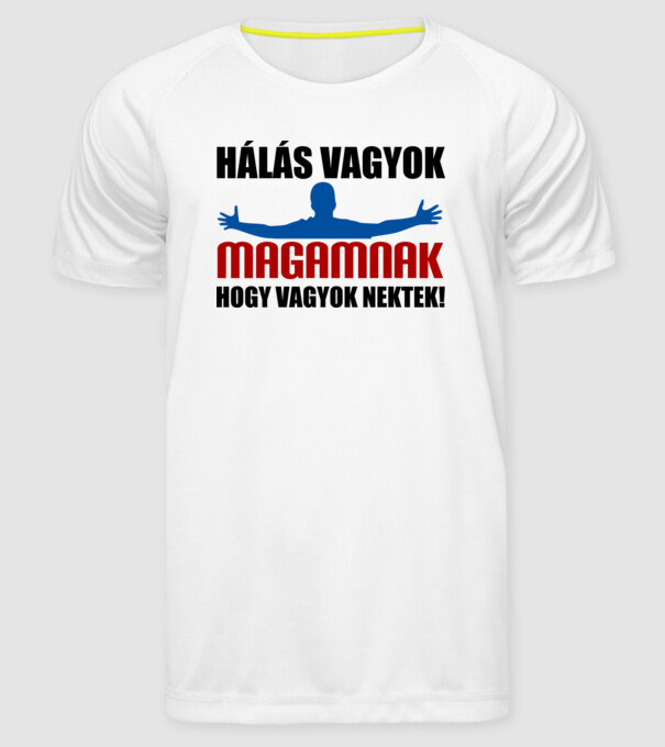  minta fehér pólón