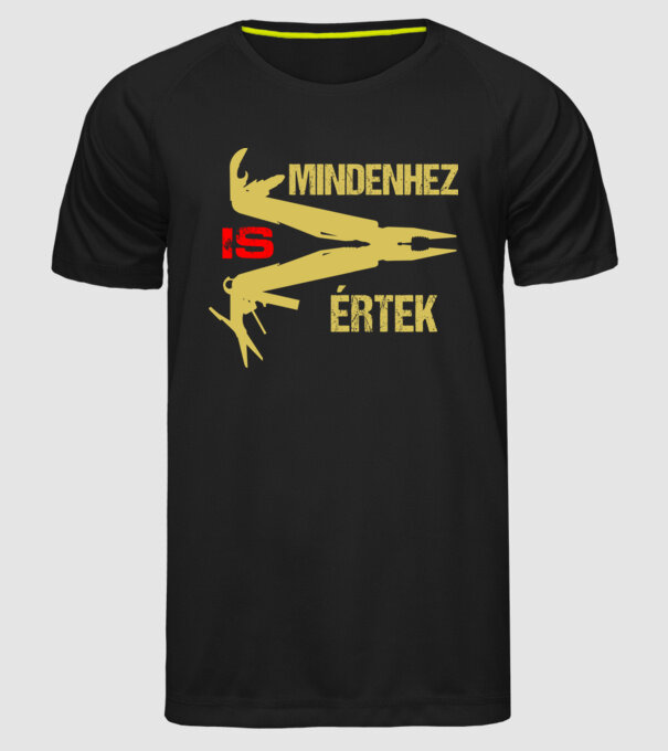  minta fekete pólón