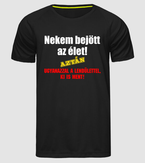  minta fekete pólón