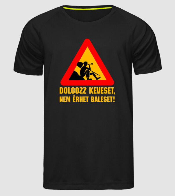  minta fekete pólón