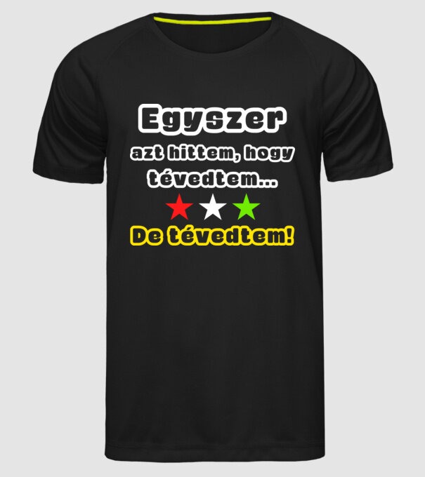  minta fekete pólón