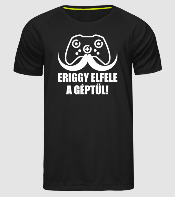  minta fekete pólón