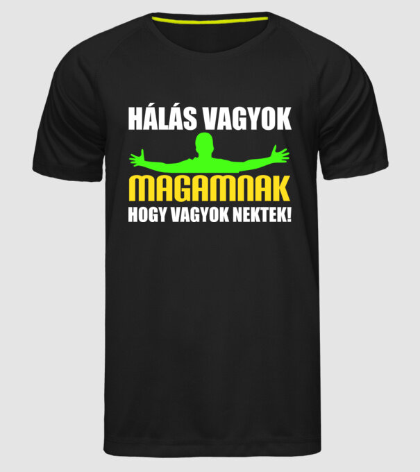  minta fekete pólón