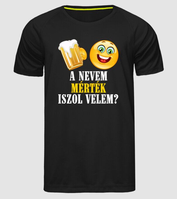  minta fekete pólón