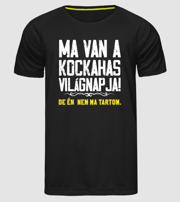  minta fekete pólón
