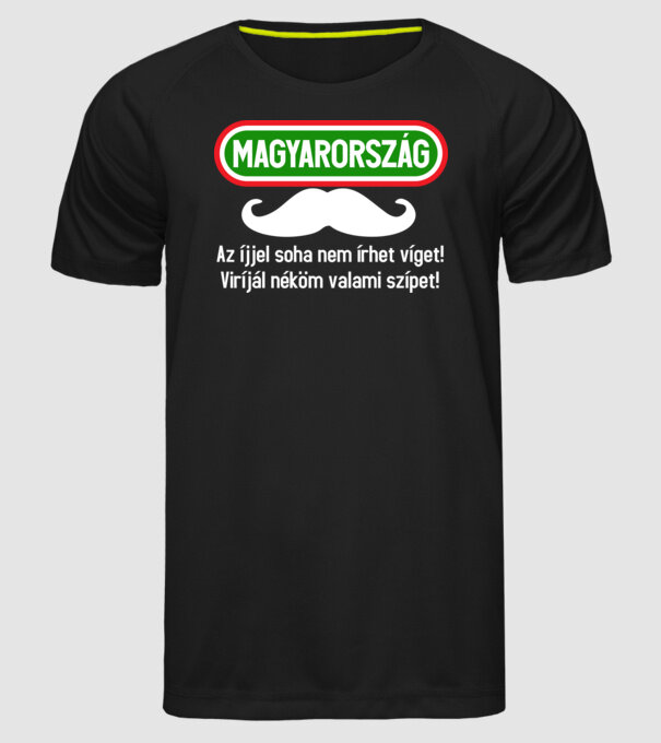  minta fekete pólón