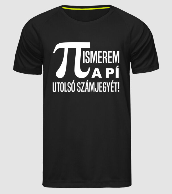  minta fekete pólón