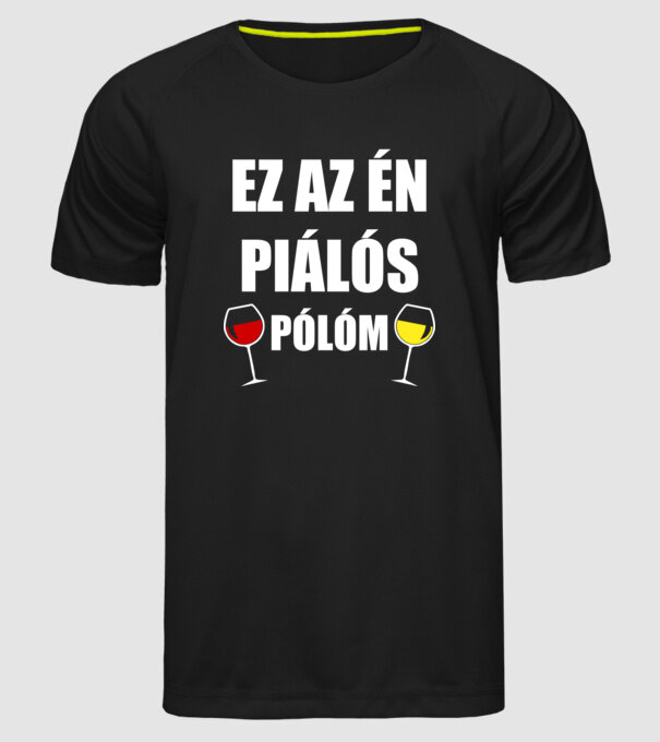  minta fekete pólón