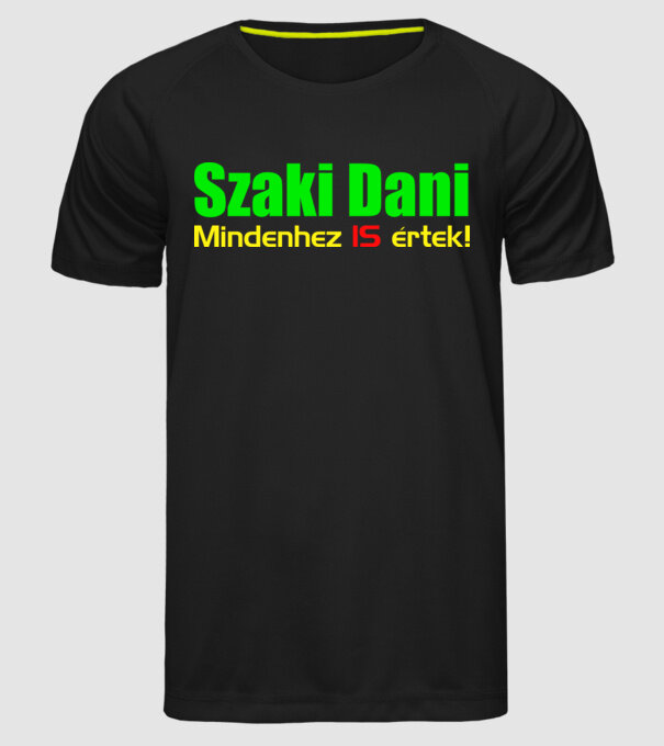  minta fekete pólón