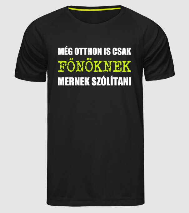  minta fekete pólón