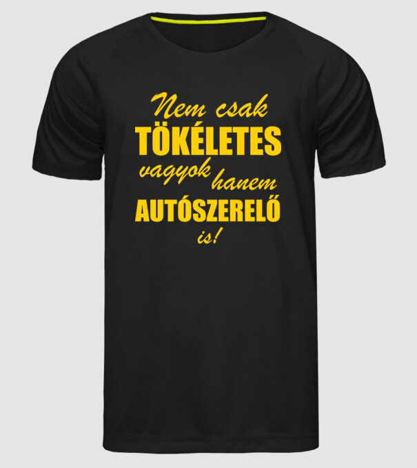  minta fekete pólón
