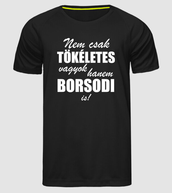  minta fekete pólón