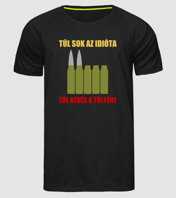  minta fekete pólón