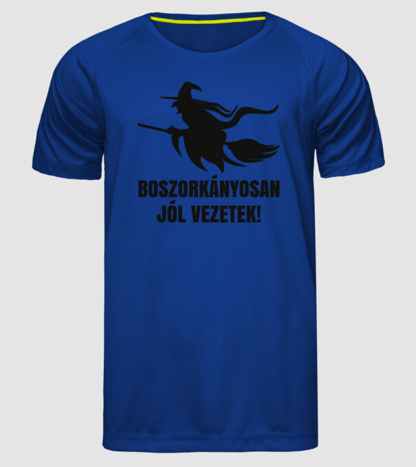  minta királykék pólón