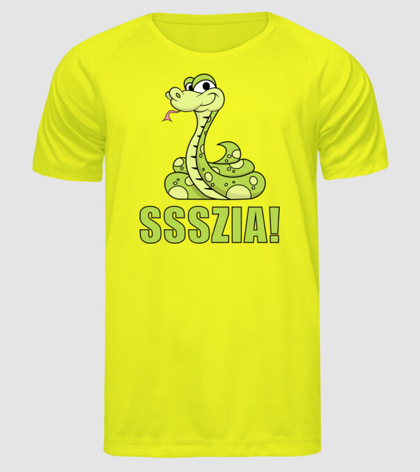  minta neonsárga pólón