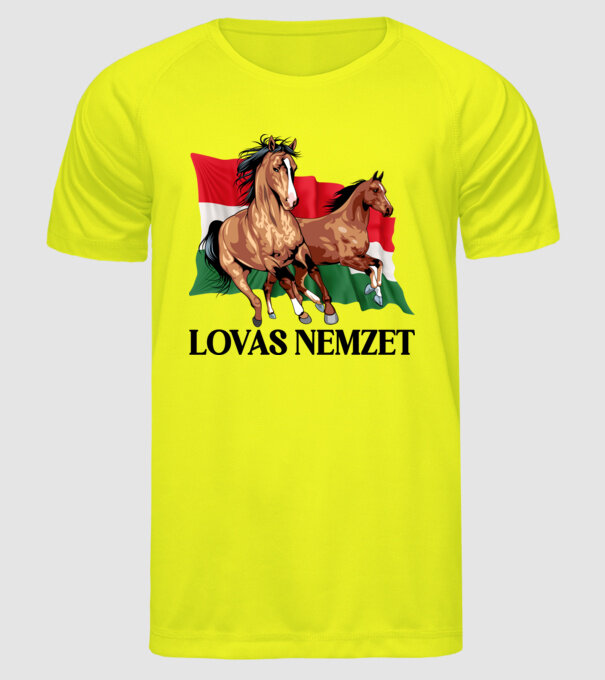  minta neonsárga pólón