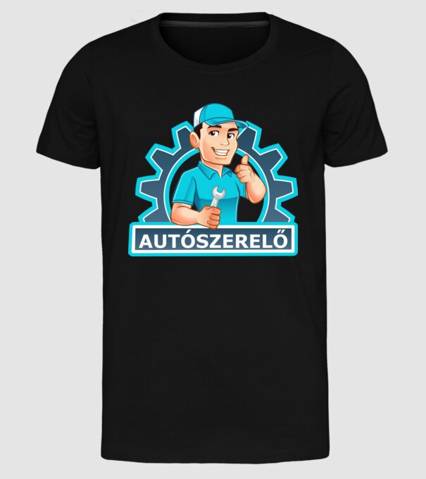  minta fekete pólón