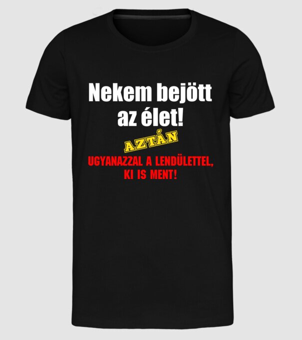  minta fekete pólón