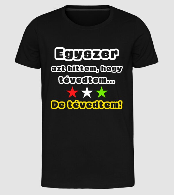  minta fekete pólón