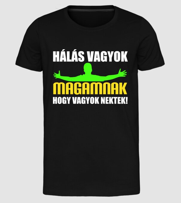  minta fekete pólón