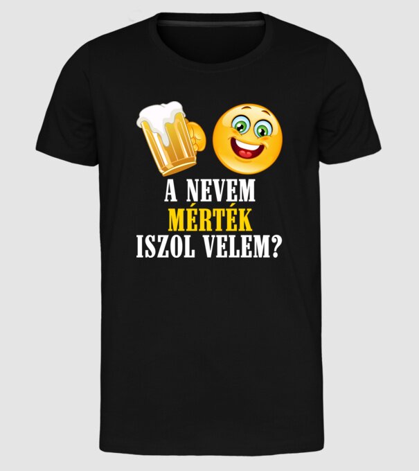  minta fekete pólón