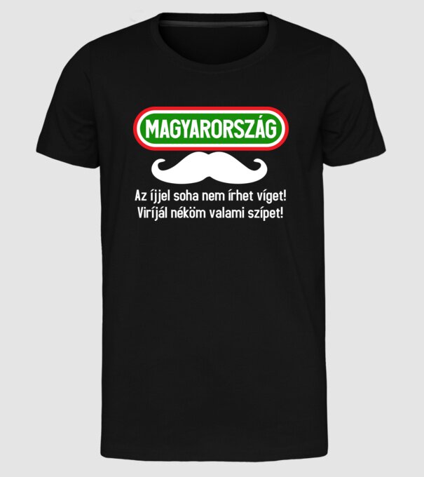  minta fekete pólón